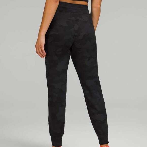 Lululemon Black Camo Print Ready To Rulu Jogger Pants - Picture 1 of 6